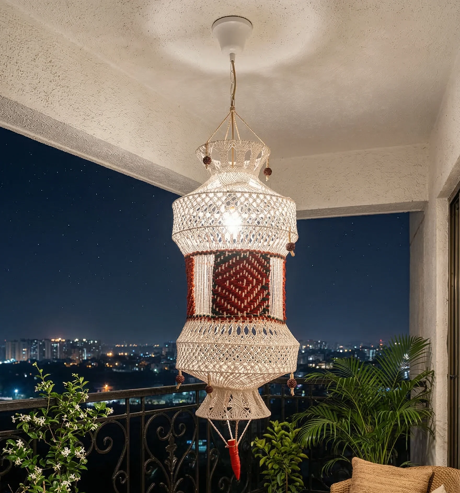 Handmade Design Ceiling Lamp with light