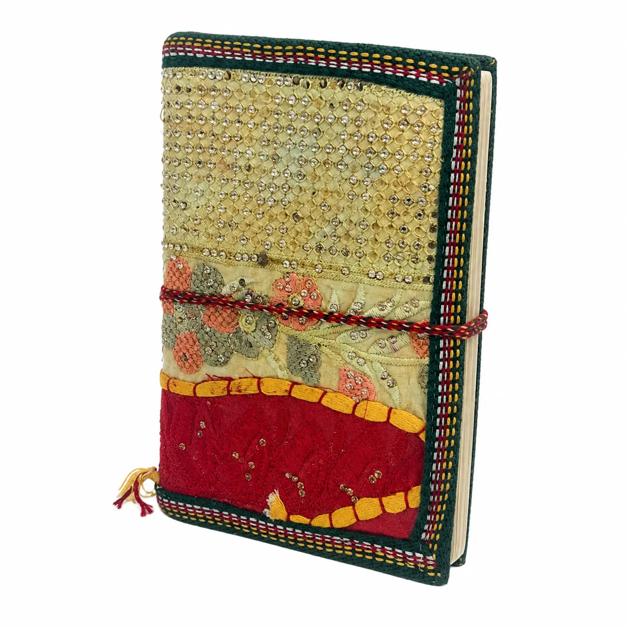 Khambadiya Old Saree Patchwork Diary