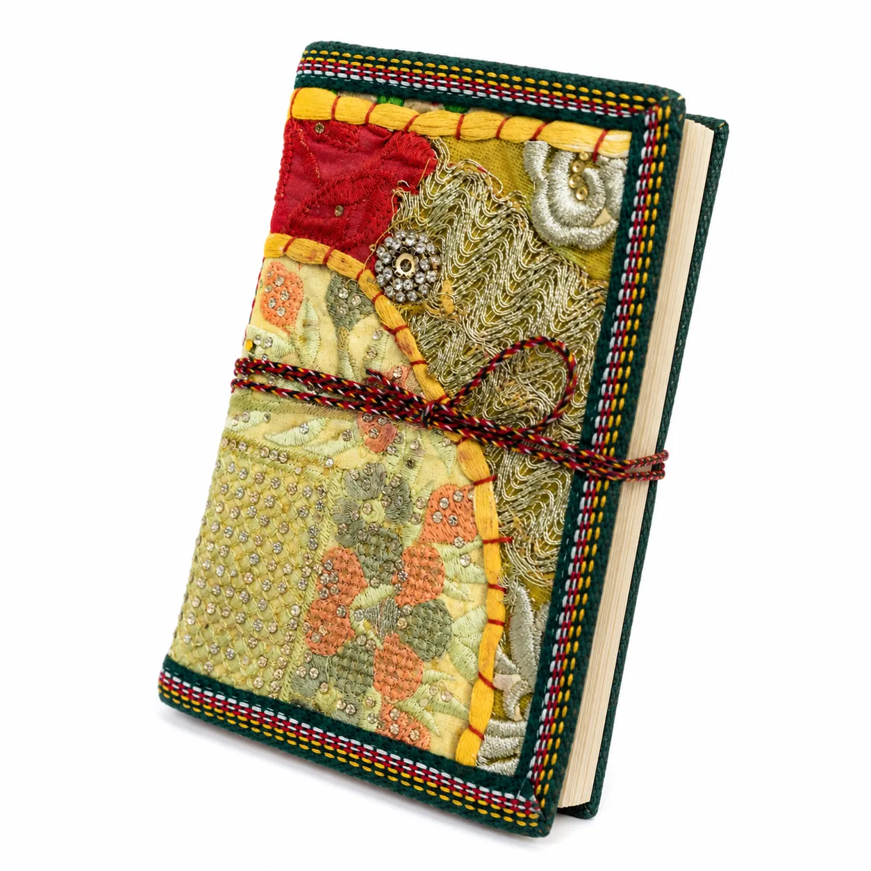 Khambadiya Old Saree Patchwork Diary