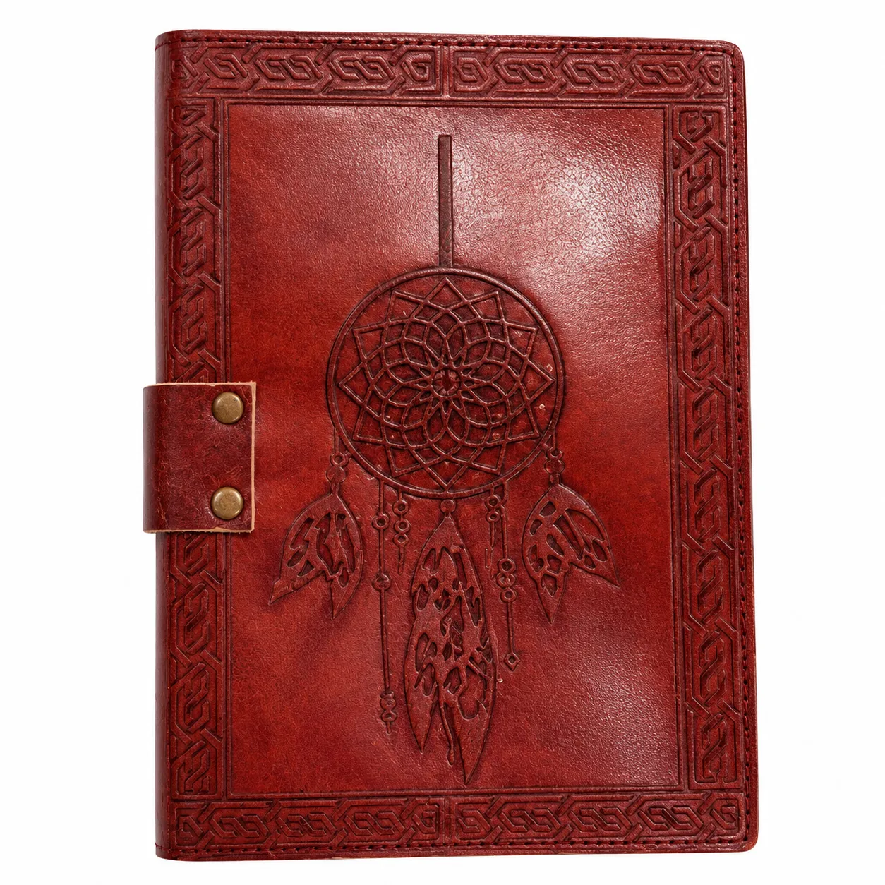 Handmade Leather Gemstone Journal - Image 9
