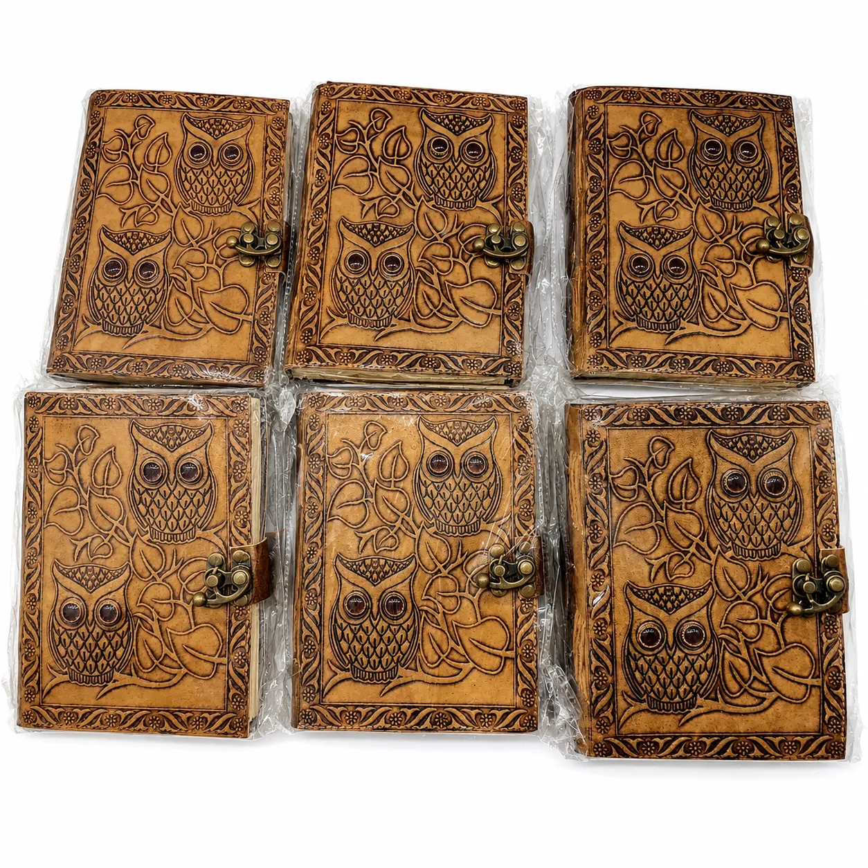Leather Gemstone Journal