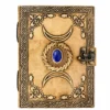 Vintage Leather Journal With Semi Precious