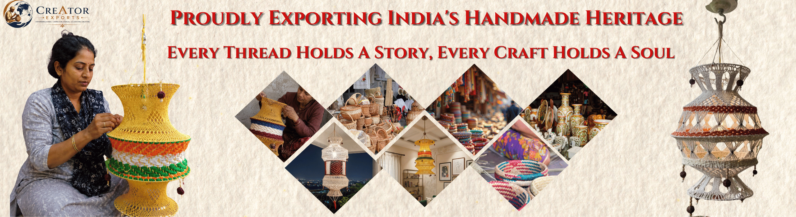 Indian crafts and handmade Items banner